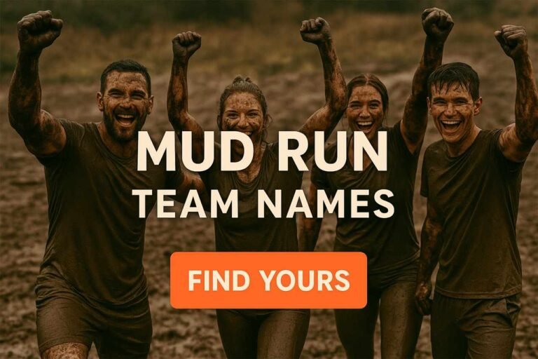 Creative Mud Run Team Names to Get You Noticed