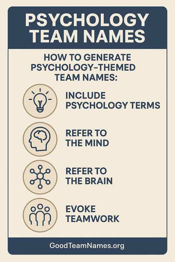 Name Your Psychology Team Like a Pro