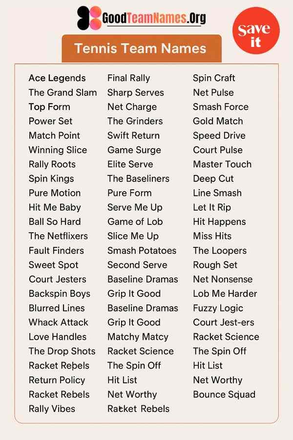 Winning Name Ideas for Your Court Crew